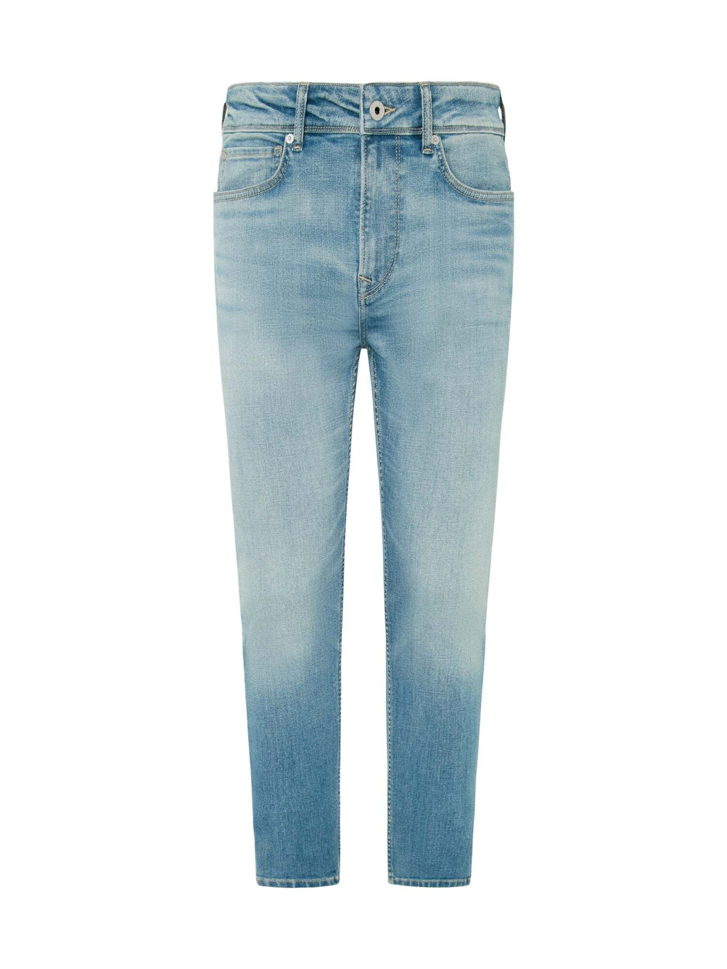 Pepe Jeans - Calças de ganga 'Finsbury' em azul: frente
