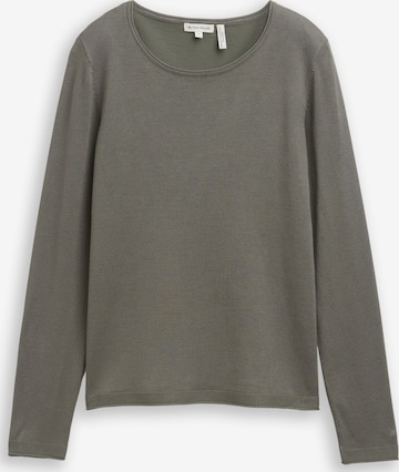 Pull-over TOM TAILOR en vert : devant