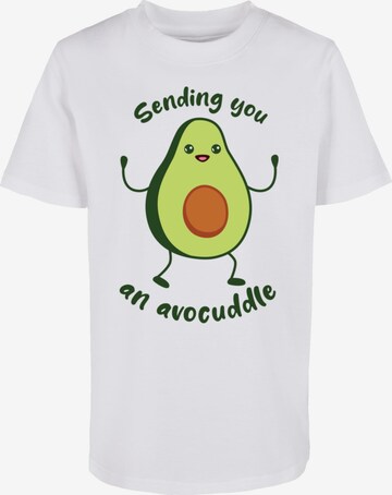 ABSOLUTE CULT Shirt 'Mother's Day - Avocuddle' in White: front