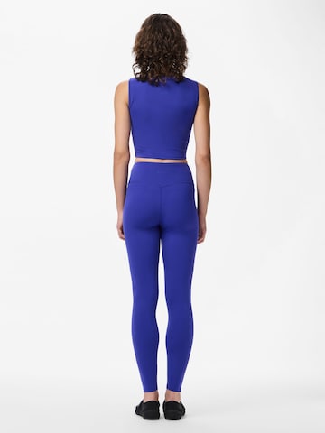Regular Leggings PIECES en bleu