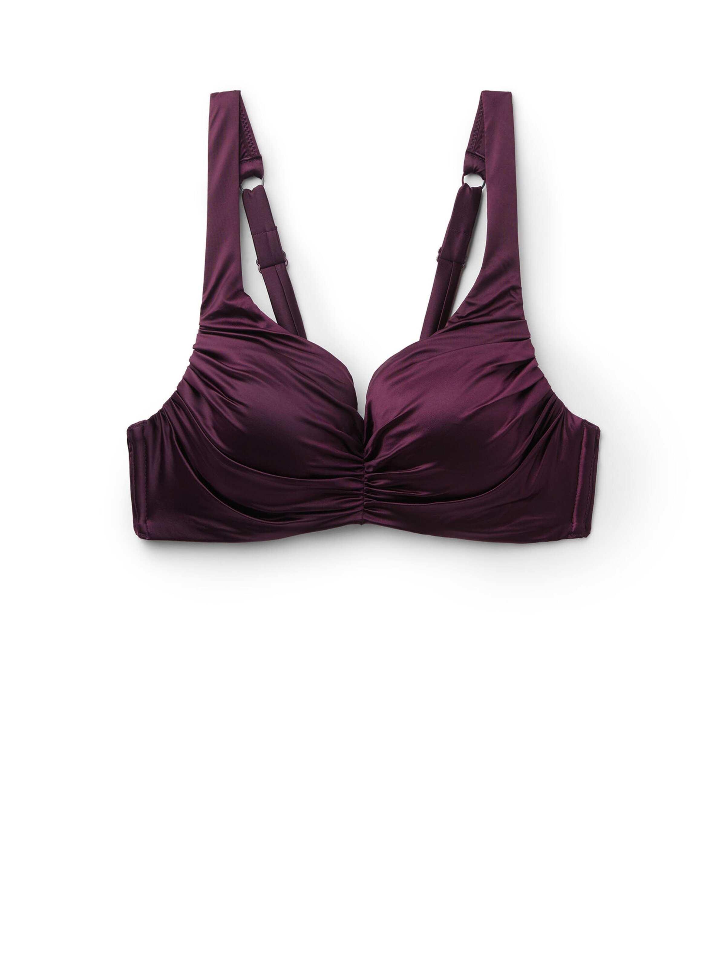Tezenis T-shirt Bikini Top in Purple: front