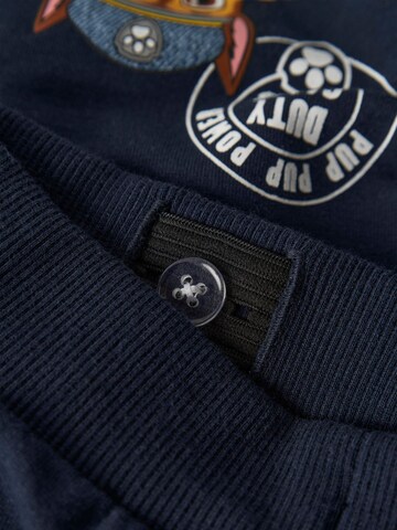 NAME IT Tapered Trousers 'Paw Patrol' in Blue