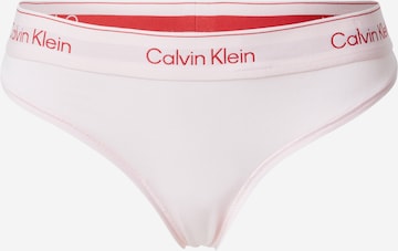 Calvin Klein Underwear Стринг в розово: отпред