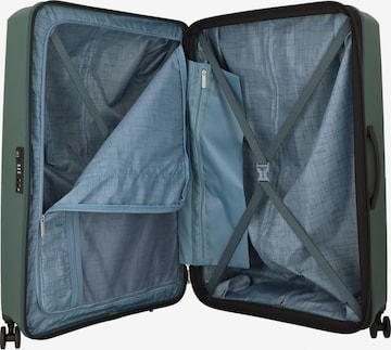 American Tourister Trolley 'Aerostep' in Groen