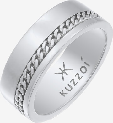 KUZZOI Ring in Silver: front