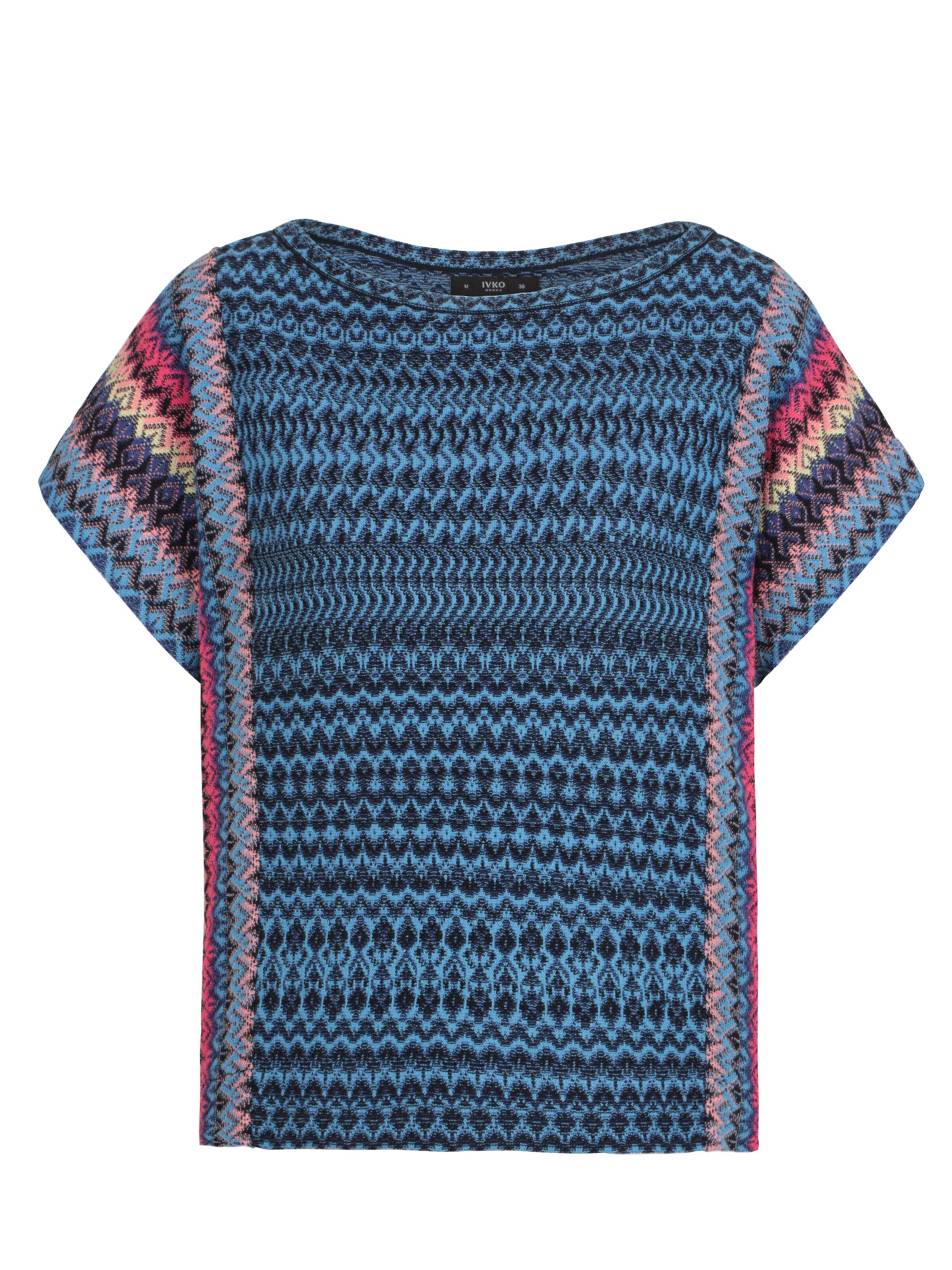 IVKO Pullover 'Retro' in Blau: Vorderseite