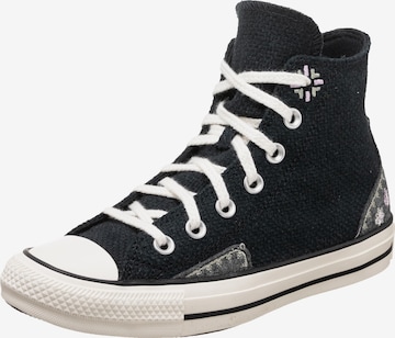 CONVERSE Sneakers hoog 'Chuck Taylor All Star' in Zwart: voorkant