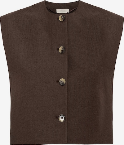 Vestă Antioch pe maro închis / alb murdar, Vizualizare produs