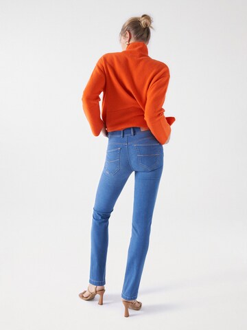 Coupe slim Jean Salsa Jeans en bleu