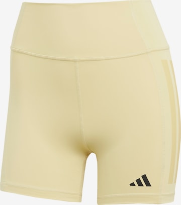 ADIDAS PERFORMANCE Spordipüksid 'Optime', värv kollane: eest vaates