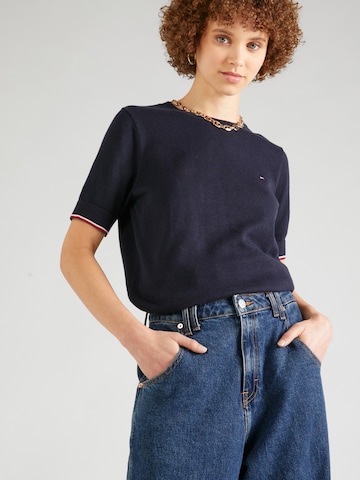 Pull-over TOMMY HILFIGER en bleu : devant