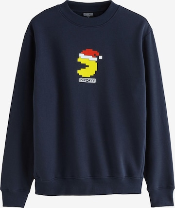Sweat-shirt 'Pacman' Next en bleu : devant