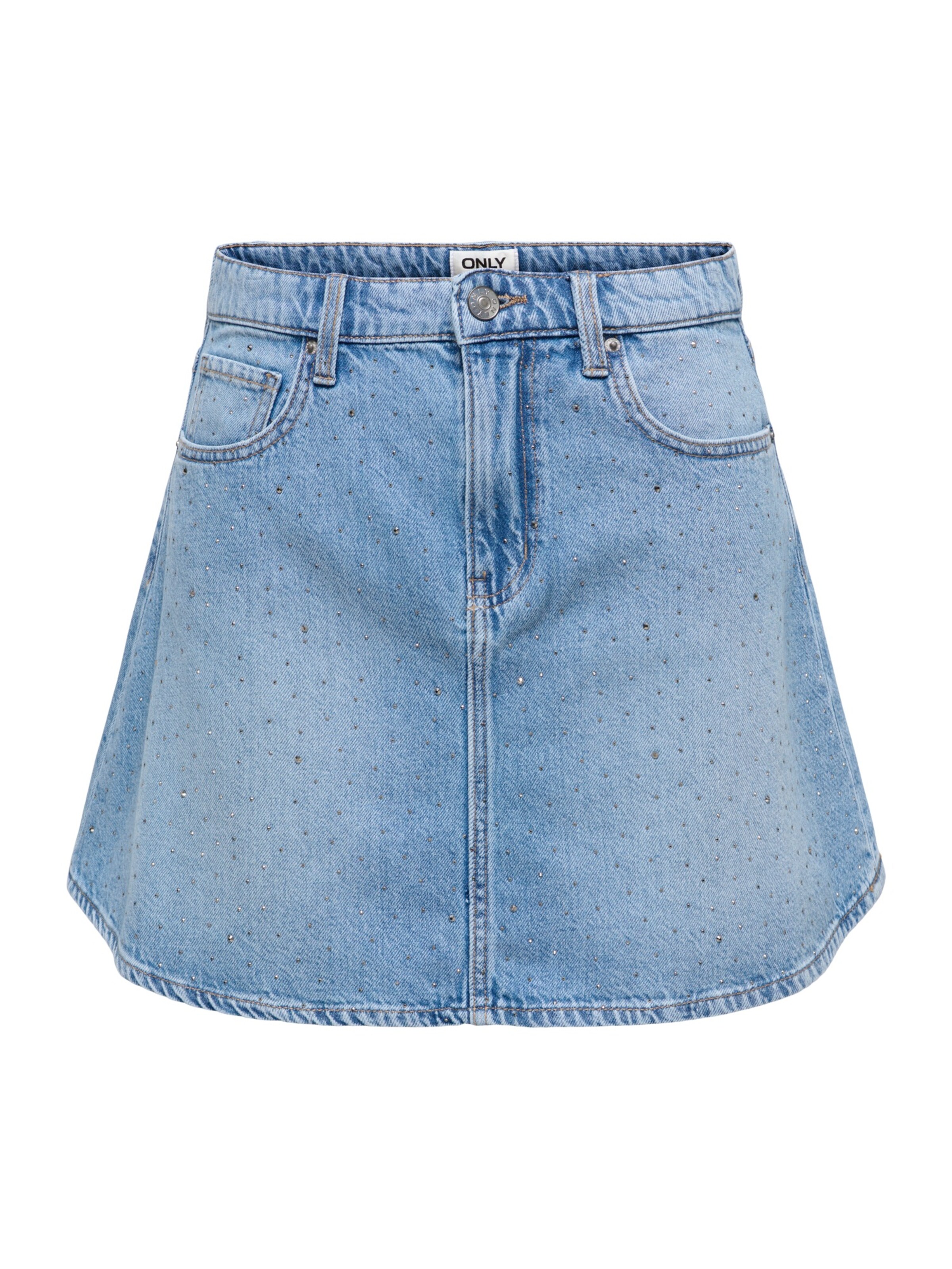 ONLY Nederdel 'ONLEDEN' i 34 i blue denim, Produktvisning