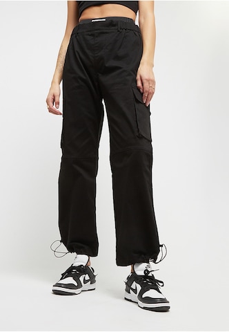 Effilé Pantalon cargo Sixth June en noir