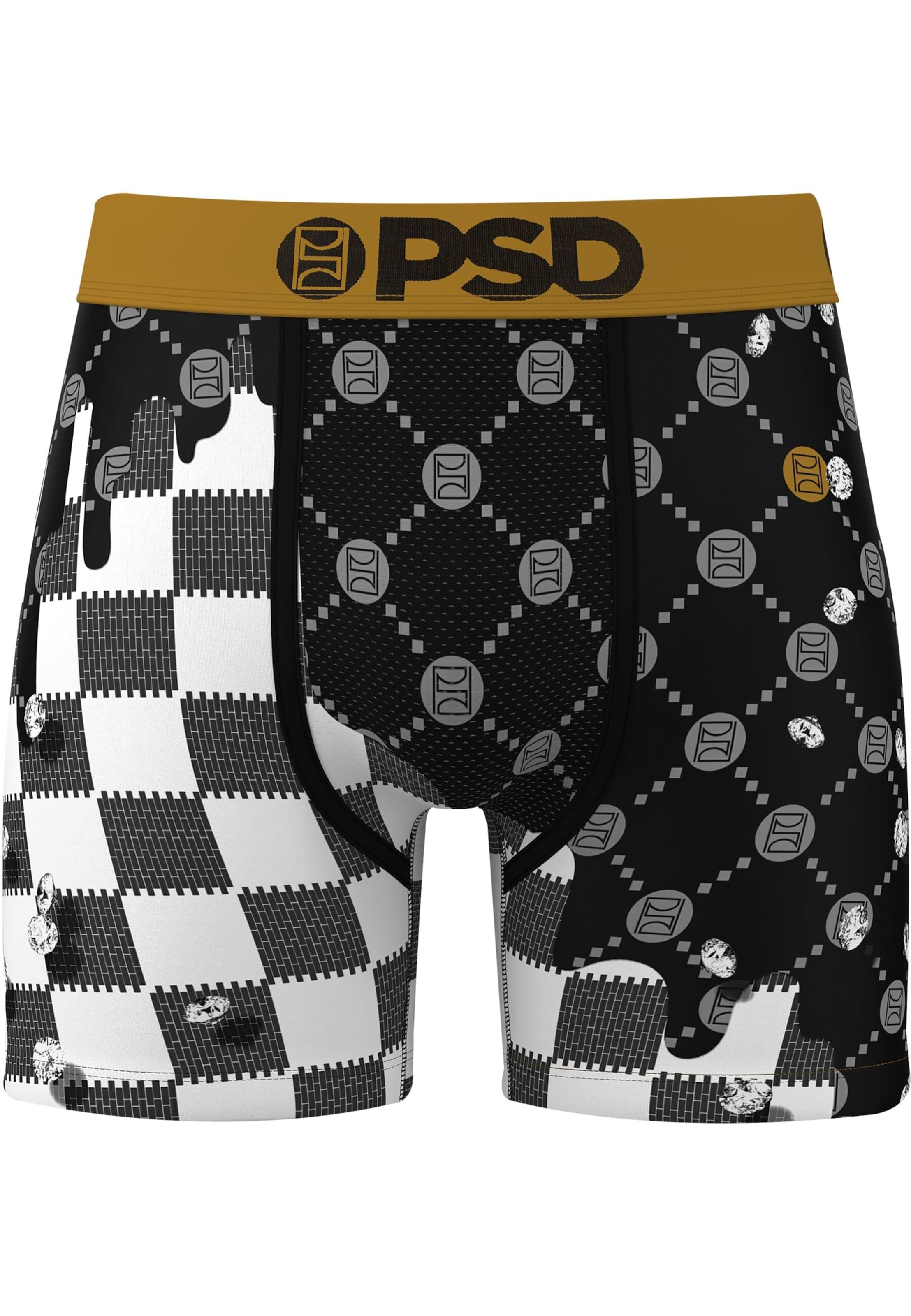PSD Boksershorts 'Check Drip' i blandingsfarvet: forside