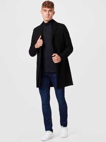 SELECTED HOMME Between-seasons coat 'HAGEN' in Black