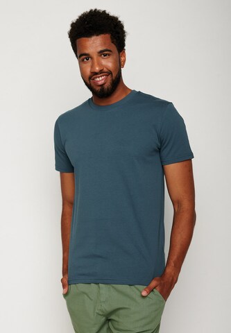 GREENBOMB Shirt in Blauw: voorkant