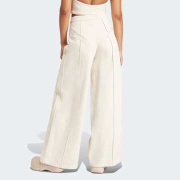 ADIDAS ORIGINALS Wide Leg Jeans in Beige