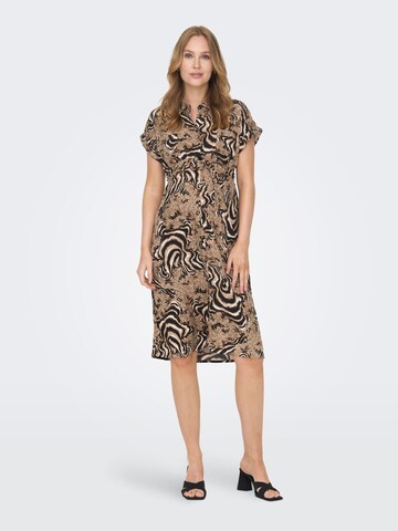 Only Maternity Blousejurk in Beige: voorkant