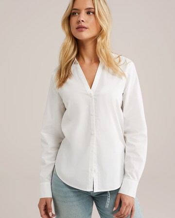 WE Fashion Bluse in Weiß