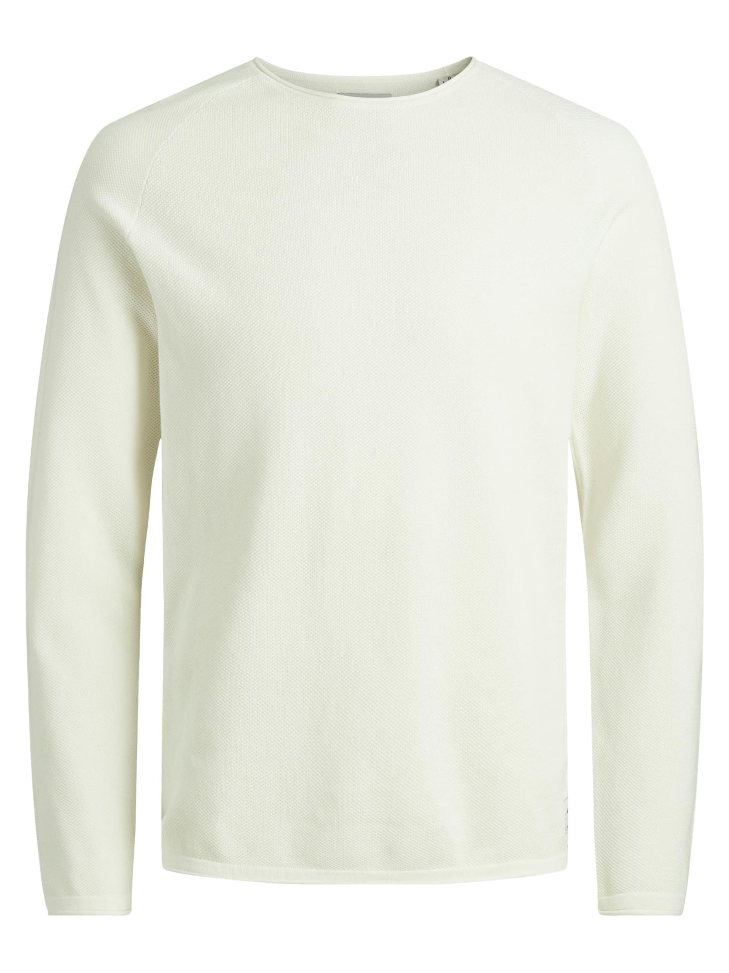 JACK & JONES Regular Fit Pullover 'Hill'‌‌‌‌‌‌‌‌‌‌ in Weiß: Vorderseite