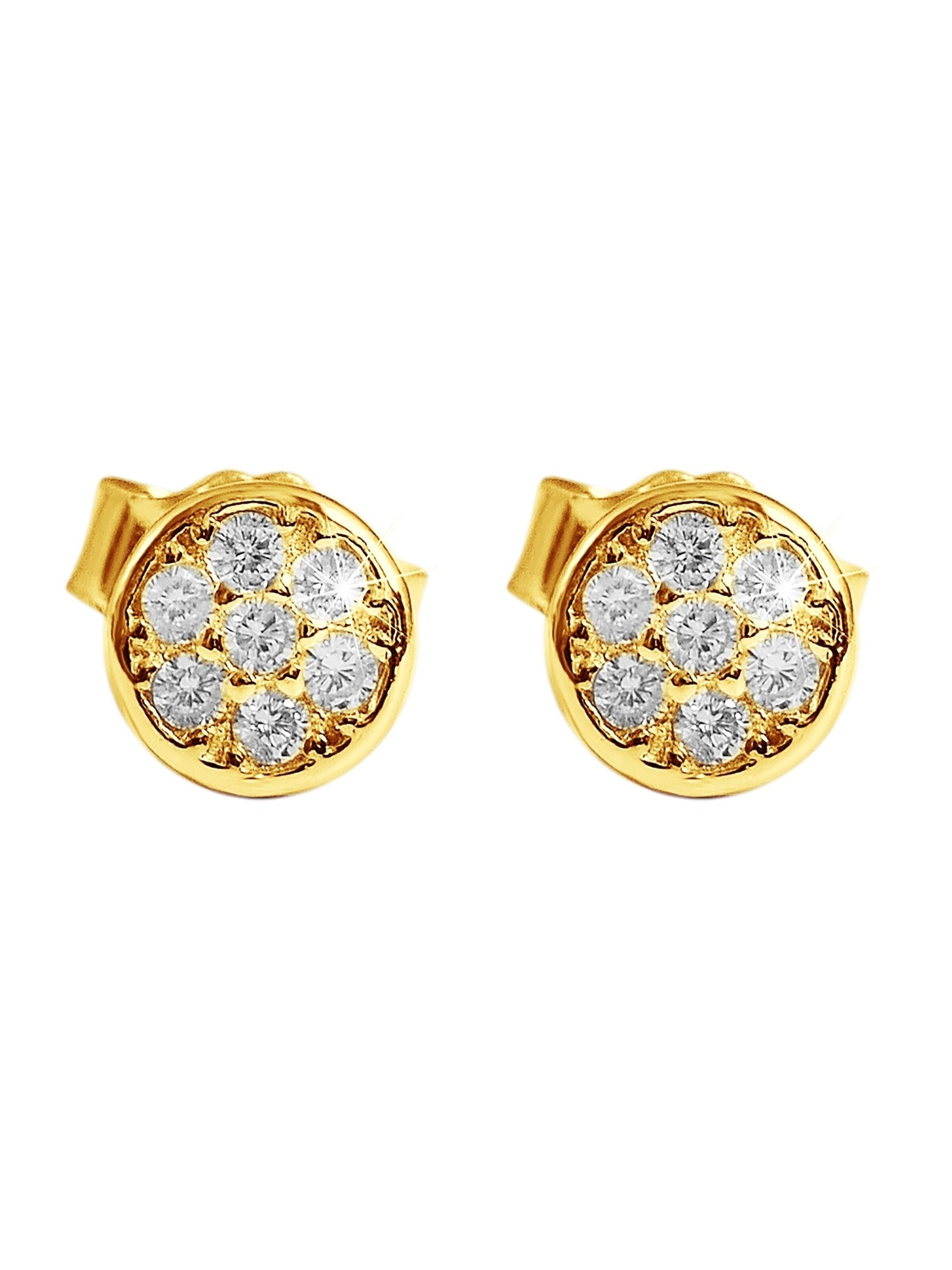 Akzent Earrings 'Romy' in Gold: front