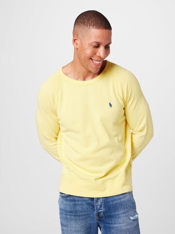 Sweat-shirt Polo Ralph Lauren en jaune : devant