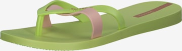 Ipanema T-Bar Sandals 'Kirei' in Green: front