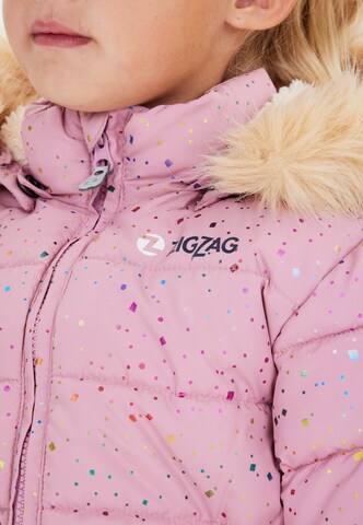 ZigZag Winter Jacket 'Astrid' in Pink