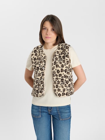 Gilet 'SANRY' Le Temps Des Cerises en beige : devant