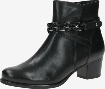 Bottines CAPRICE en noir : devant