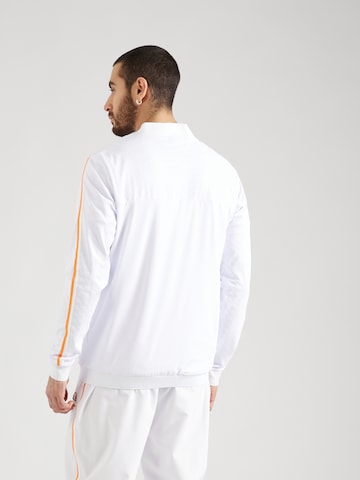 ELLESSE Athletic Zip-Up Hoodie 'Millook' in White