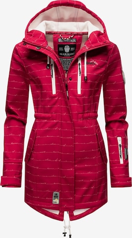 MARIKOO Raincoat 'Zimtzicke' in Pink: front