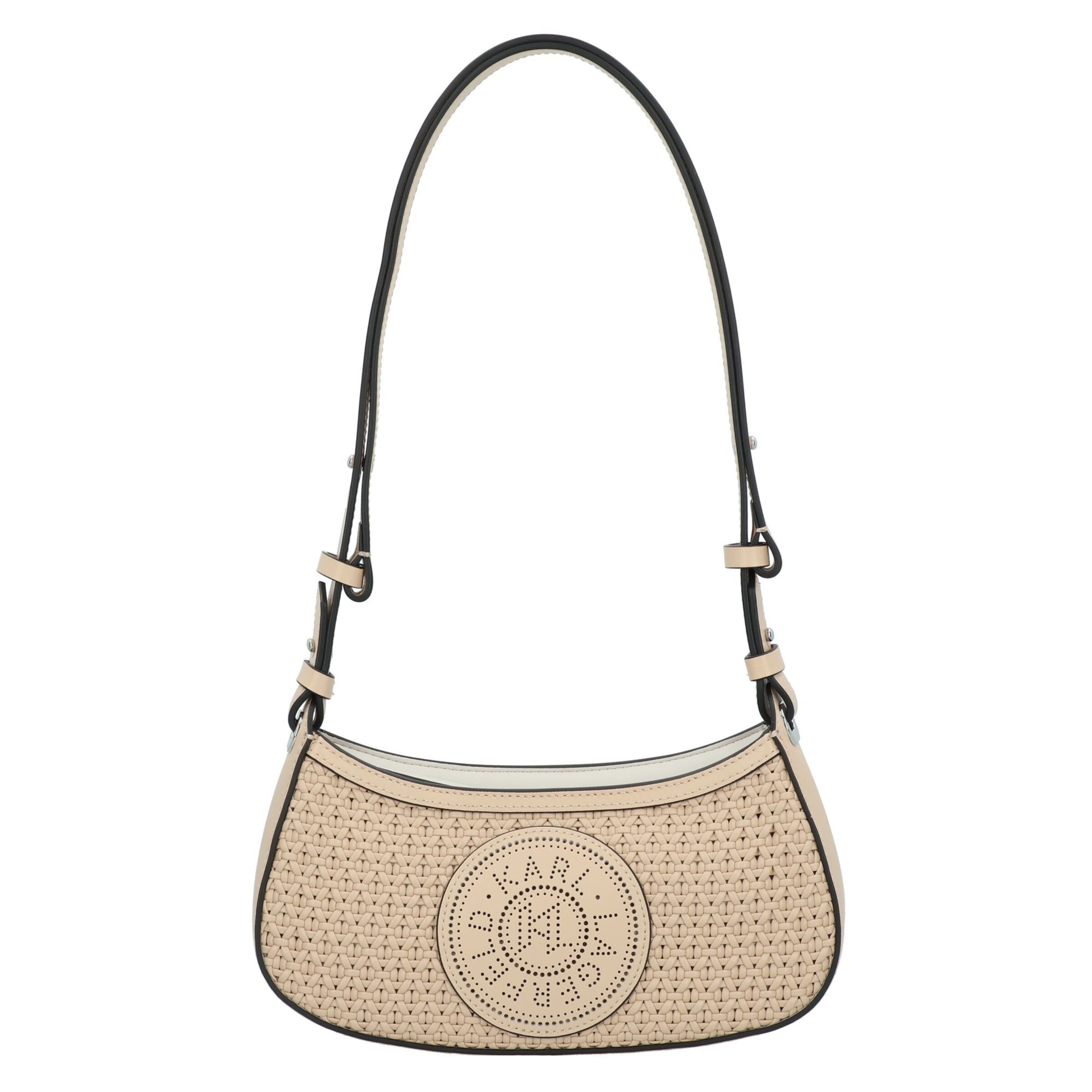 Karl Lagerfeld Schultertasche in Beige: Vorderseite