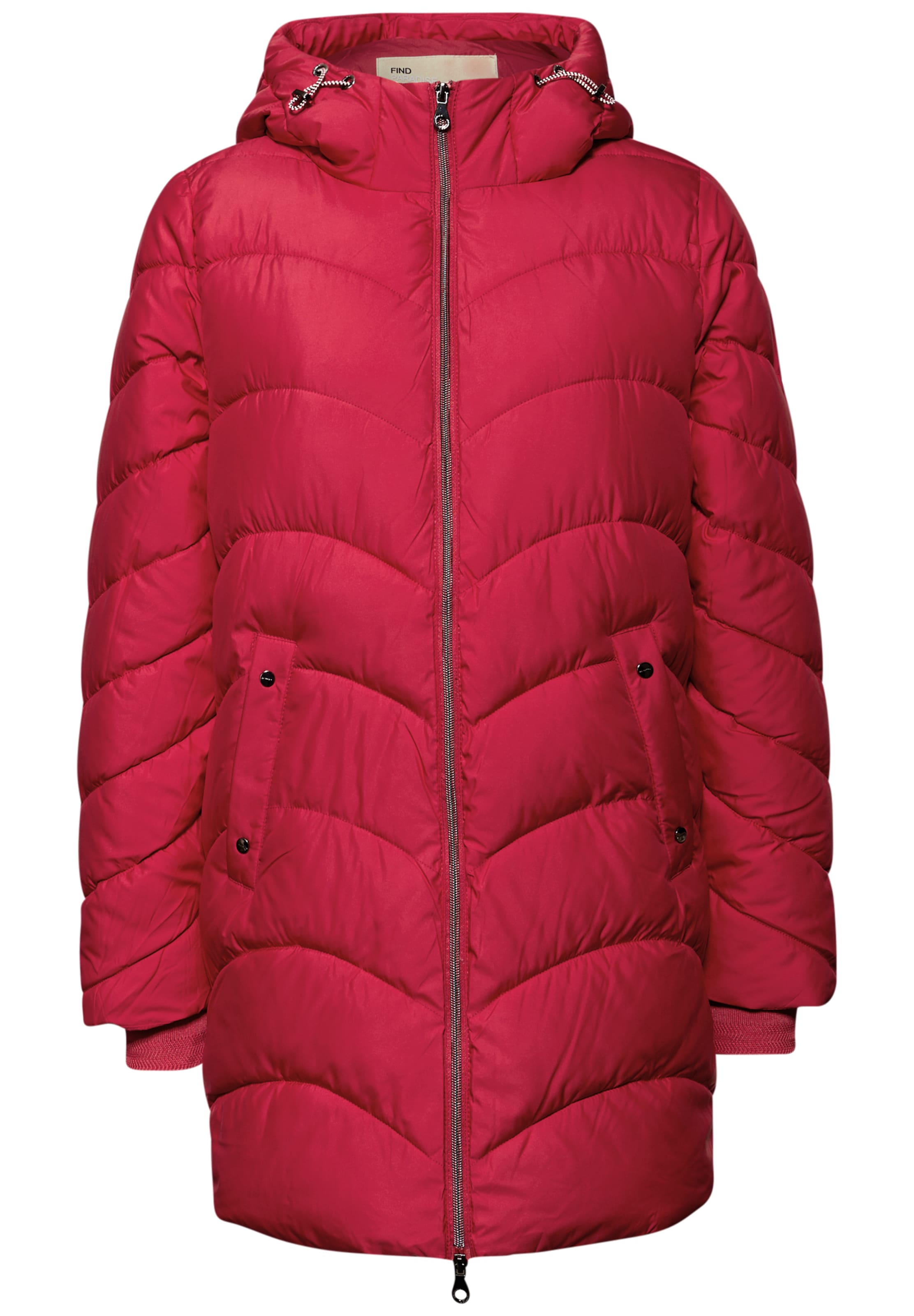 STREET ONE Winter Jacket in Red: front