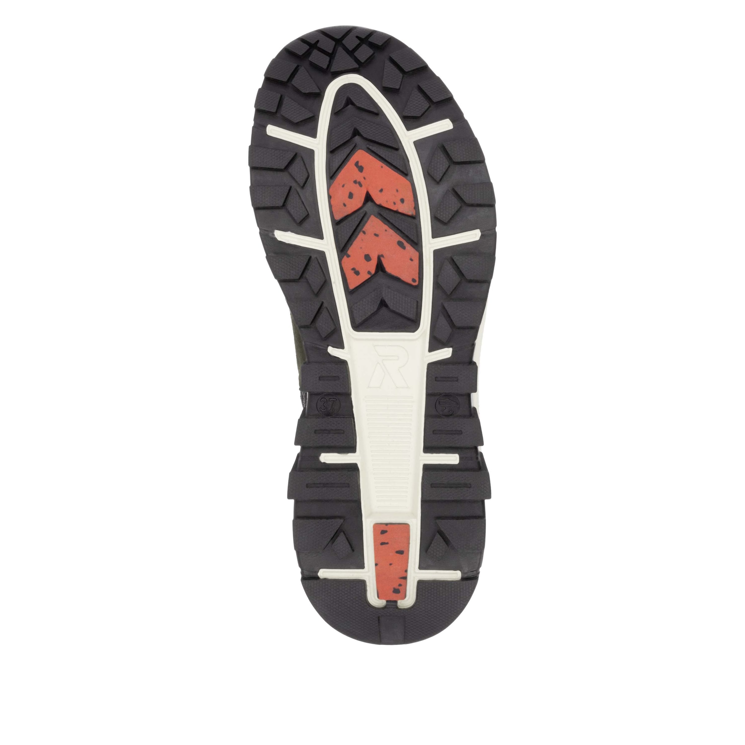 Bottines à lacets 'Evolution' Rieker Sport en vert