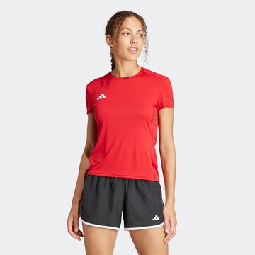 raudona ADIDAS PERFORMANCE Sportiniai marškinėliai: priekis