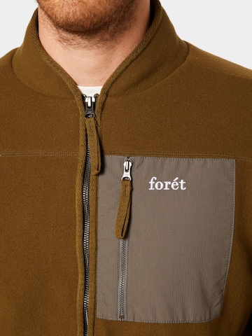 forét Fleece jas 'SILENCE' in Groen