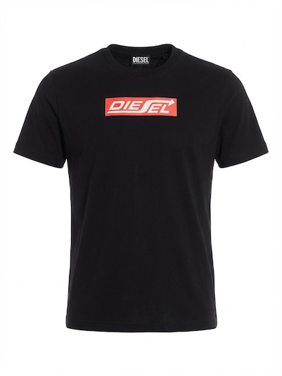 DIESEL Shirt 'T-DIEGOR-HS1'‌‌‌‌‌‌ in schwarz, Produktansicht