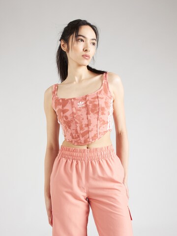 ADIDAS ORIGINALS Top in Brown: front