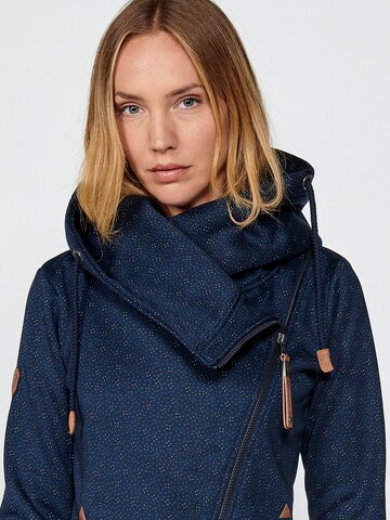 KOROSHI Sweatjacke in Blau