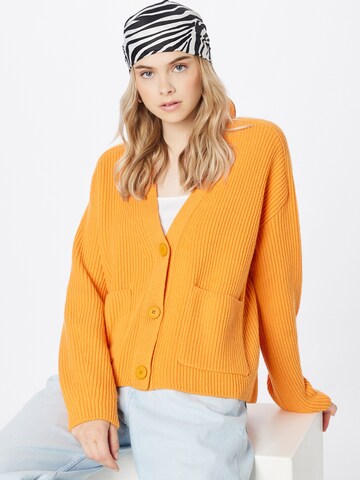 ARMEDANGELS Knit Cardigan 'NAOKAA' in Orange: front