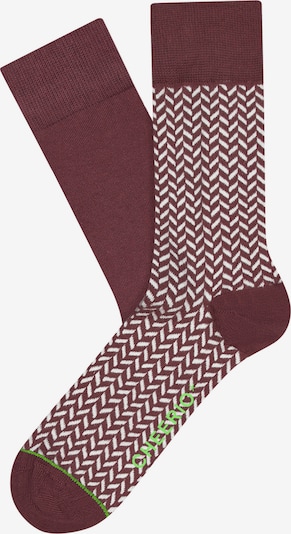 CHEERIO* Sokken 'HERRINGBONE HOMIE' in de kleur Lila, Productweergave