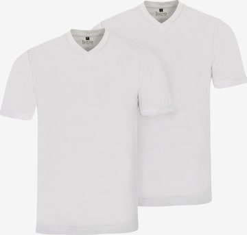 HAJO Shirt 'Doppelpack' in Weiß: Vorderseite