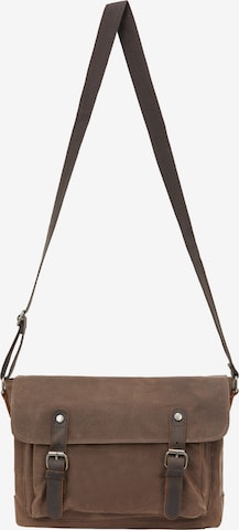 DreiMaster Vintage Torba preko telesa | modra barva: sprednja stran