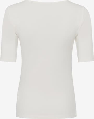 zero Shirt mit Logodruck in Beige