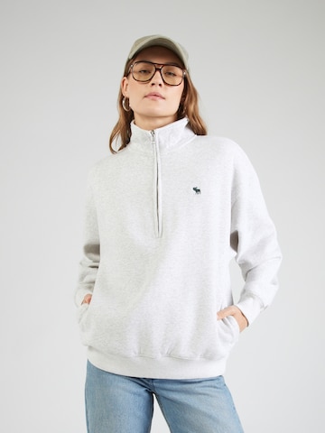Abercrombie & Fitch - Sudadera en gris: frente