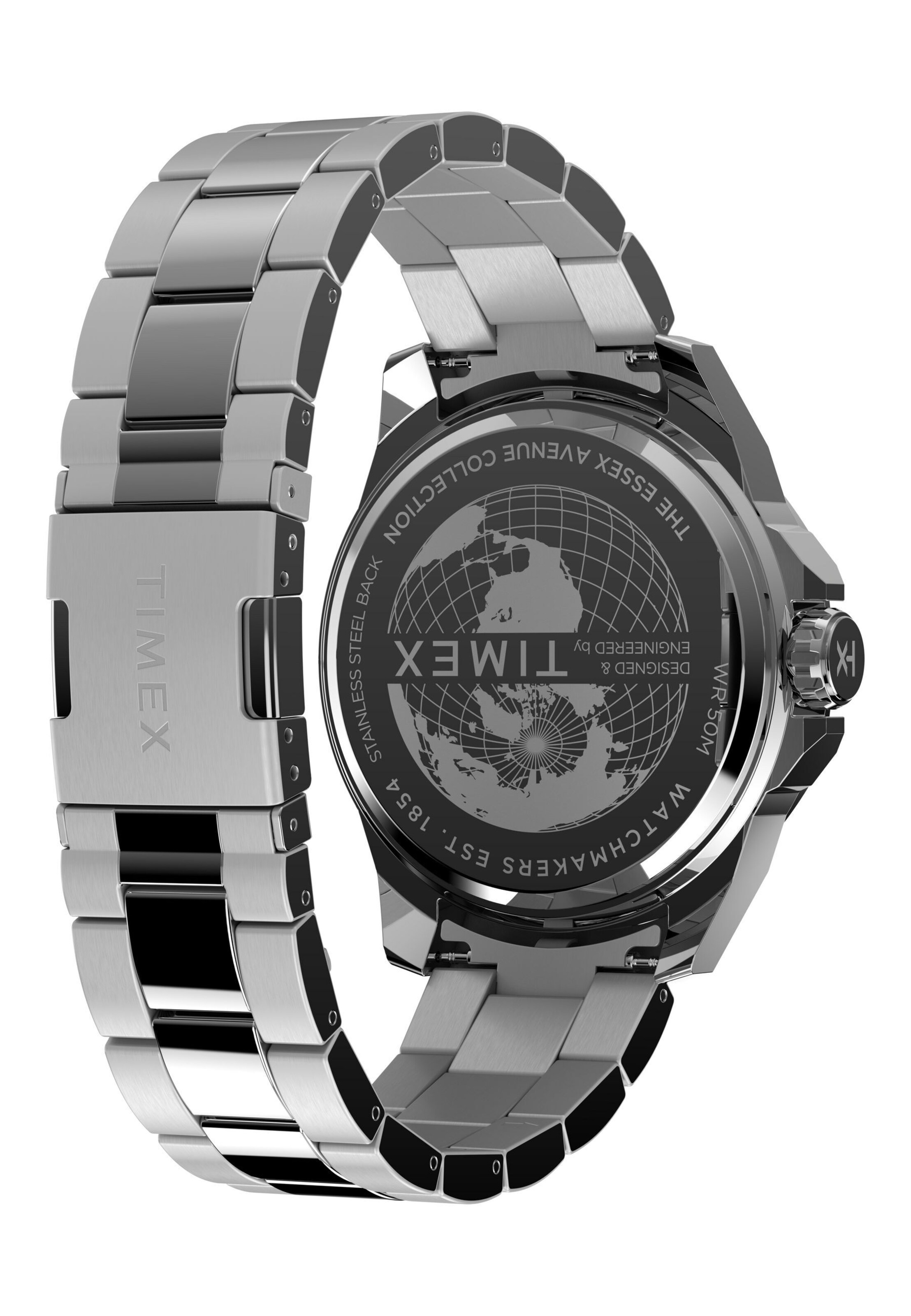 TIMEX Analoguhr 'Essex' in Silber