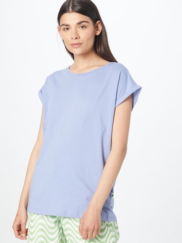 T-shirt Urban Classics en bleu : devant