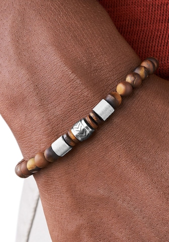 Bracelet FOSSIL en marron